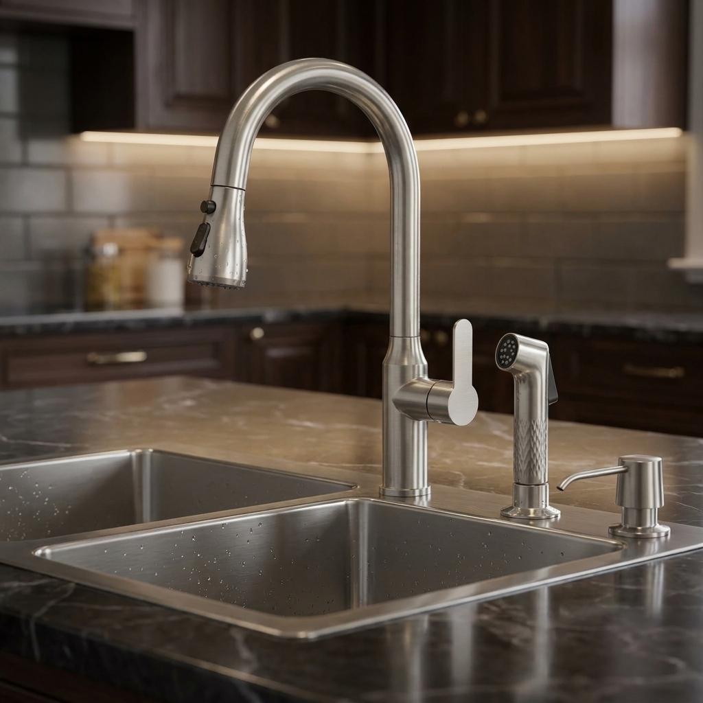 Stainless Steel Kitchen Sink (N02-809LX) thumbnail 5